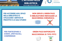 nuove regole per l'accesso in biblioteca