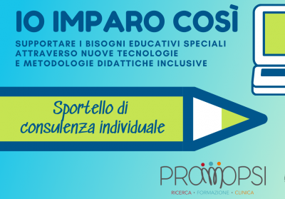 Sportello di consulenza Io imparo così